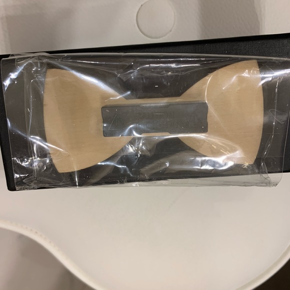 New💖Hello Tie wooden bow tie and tie clip - Picture 4 of 5